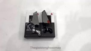 Gương Hậu Kính Hậu Xe Máy Mview Lá Nhỏ Mẫu V2 Full CNC Lắp Mọi Loại Xe