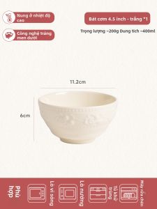 SIYUE | Đồ Dùng Bữa Ăn Gốm Phong Cách Pháp Đẹp Mắt