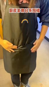 Waterproof Kitchen Apron Chef BBQ Cooking Baking Apron with Big Pocket For Men and Women kitchen catering canvas clothes