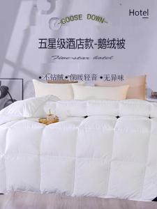 Five-Star Hotel Duvet 95 White Goose down Quilt Winter Quilt Cotton Student Dormitory Spring and Autumn Duvet Insert Thickened Heattech