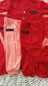 12  Pcs Baju Bayi Baru Lahir Newborn Motif Polos Komplit 0-3 Bulan