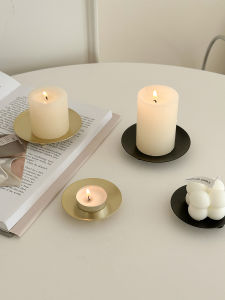 CHIGUASHAONV | Vintage Metal Jewelry Storage Tray Candle Holder