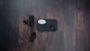 Bộ đế sạc magsafe 3 in 1 Choetech T589-F có chứng nhận MFI sạc cho điện thoại tai nghe đồng hồ thông minh