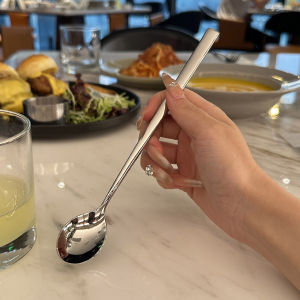 Long Handle Coffee Stirring Spoon 316 Stainless Steel Honey Stirring Stick Practical Kitchen Dining Coffee Utensils