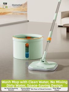 Homettler | Easy Clean No-Hands Flat Mop