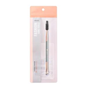 FENGMANTING | Dual-Ended Eyebrow & Eyelash Brush Spiral Eyebrow Powder Brush Angled Eyeliner Brush Flat Eyeshadow Brush