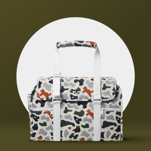 กระเป๋าสุนัขระบายอากาศดีลายพรางสำหรับออกนอกบ้ามความจุมาก