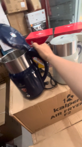 Bình Đun Nước Siêu Tốc Giữ Nhiệt inox 304 Kalpen KK68W dung tích 1800ml Công Suất 2200W - màu trắng