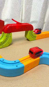 Electric Train Set for Kids Ages 3-8 3D Flexible Race Track Toy | Gravity-Defying 360° Loop Building Set STEM DIY Railroad Learning Toy Gift for Toddlers Boys Girls
