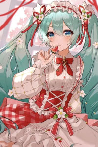 Bandai | Bộ Tranh Tô Màu Theo Số Anime - Tranh Sơn Dầu Hatsune Miku Tranh Nghệ Thuật Treo Tường Hiện Đại Cho Phòng Khách Phòng Ngủ Không Cần Khung.