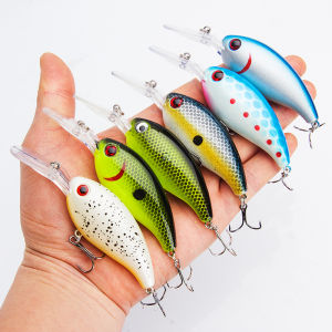1Pcs 10cm/13.6g Topwater Minnow Swimbait Treble Hook Baits Fishing Crankbait Lure Artificial Crank Hard Baits