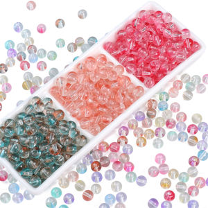 50pcs 8mm Mixed Candy Colors Glass Crystal Loose Beads for DIY Bracelet Necklace Jewelry Making
