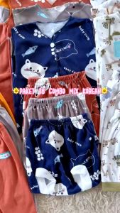 18pcs Paket Premium Perlengkapan Baju Celana Bayi Baru Lahir 0-12 Bulan Combo Mix Korean Netral SNI Sale 9.9