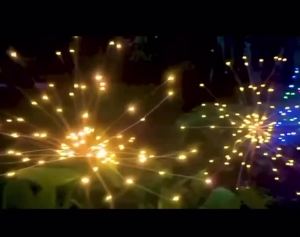 1/2/4Pcs Solar LED Firework Fairy Light Outdoor Garden Decoration Lawn Pathway Light For Patio Yard Party Christmas Wedding