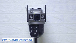 V380 Pro Three Lens Video Wifi 4G SIM Card Solar CCTV Camera Wireless 360° Two-Way Audio Full Color Night Vision Monitor Outdoor Waterproof Security Cameras