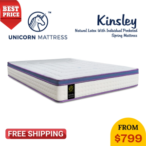 Unicorn Kinsley Natural Latex Pocket Spring Mattress ( Free Delivery )
