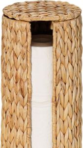 Water Hyacinth Paper Roll Holder Wicker Toilet Paper Holder Stand for Bathroom 3 Rolls of Toilet Paper Storage Toilet Roll Ho