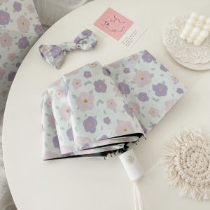 Đồng Phục Học Sinh Tự Động Chống Nắng Chống Mưa Phong Cách Tươi Mới Họa Tiết Hoa Cho Nữ