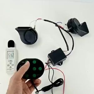 `รถยนต์ 3 ช่า 8 เสียง 12V เสียงแตรสามช่าสิบล้อ สำหรับ ช่า สิบล้อ และ เสียงที่มี 6 เสียง`