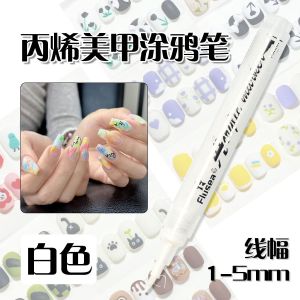 Quick Dry Acrylic Marker Pen Nail Art Graffiti Tool No Need UV Lamp Soft Tip Cone Head Water Based Pen for Business And Culture