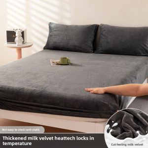 YASHU | Thick Fleece Coral Velvet Encasing Mattress Protector