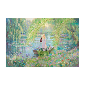 BEIAISI | Oil Painting Style PVC Easy-Clean Door Mat