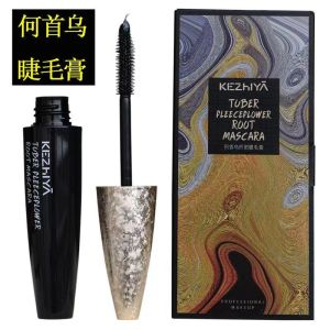 KEZHIYA Black Rice Hair Mascara Long Lasting Waterproof Curling Thickening Long Volumizing Eyelash Mascara by KEZHIYA