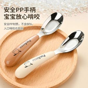 Thìa Bột Bằng Thép Không Gỉ Cao Cấp Cho Trẻ Em Dùng Tại Nhà Thìa Ăn Cho Bé Búp Bê Thìa Ăn Cơm Bằng Thép Không Gỉ