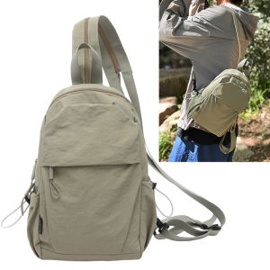 Multifunctional waterproof Backpack Men Women Shoulder Bags Lightweight Outing Small Chest Bag Outdoor Mountaineering Rucksack Fashionable Shoulder Travel Backpack for Couples Students