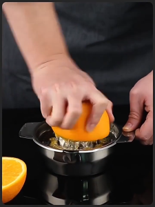 เครื่องคั้นน้ําผลไม้แบบใช้มือ ที่คั้นมะนาวแบบกดมือ คั้นน้ำส้ม คั้นน้ำมะนาว ผลิตจากสแตนเลส แข็งแรงทนทาน ไม่เป็นสนิม