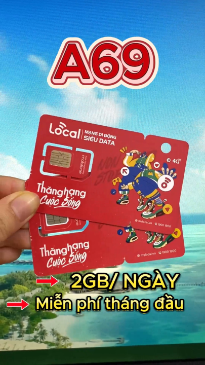 ( MIỄN PHÍ 1 THÁNG ĐẦU ) SIM 4G Local sóng Mobifone - Data Tốc Độ Cao Tói 6GB/ngày + Miễn Phí Gọi Nội Mạng - Phí Nạp Hàng Tháng Cực Rẻ | A69 A79 A89 A99 A119 . FREESHIP - CHƯA KÍCH HOẠT.