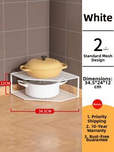 Multi-level Space-saving Kitchen Pot Rack