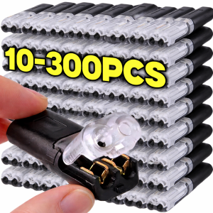 10-300pcs Waterproof 2 Pin Electrical Connector Plug Automotive Car Truck Motorcycle Wire Cable Terminal Strip Connector Kit