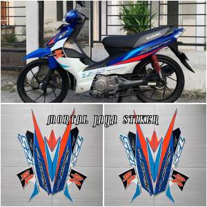 STIKER STRIPING LIS LES BODY MOTOR SHOGUN SP 125 2008 2009