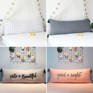 INS Nordic Bed Head Cushion Long Cushion Large Backrest Pillow Soft Bag Removable and Washable Tatami Bed Backup Double