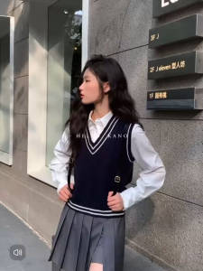 Wool Twisted Vests Tops For Women Fit S-M ONLY ! V-Neck Sleeveless Knitted Tops Casual Blouse Tops Plain Vintage Tops