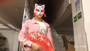 Kipas Pengantin Wedding China / Kipas Tangan Lipat / Kipas Tari Merah