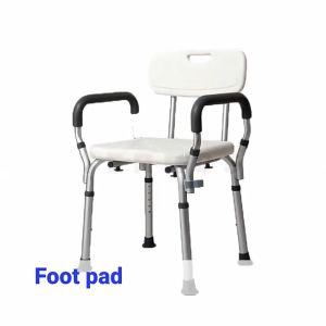 เก้าอี้นั่งอาบน้ำ พนักพิง+ราวพยุง ปรับระดับสูง เก้าอี้อาบน้ำหญิงตั้งครรภ์ เก้าอี้ในห้องน้ํา ปรับความสูงได้ เก้าอี้ผู้สเก้าอี้นั่งอาบน้ำ สำหรับผู้สูงอายุ ผู้ป่วย มีพนักแขนและพนักพิงหลัง ถอดประกอบได้ ทำจากอลูมิเนียม รับน้ำหนักได้มาก คุณภาพดี มี