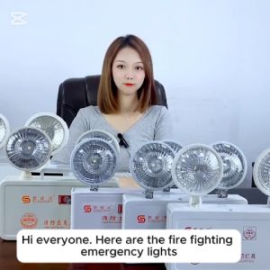 2h-8h Emergency Time Dual Head Fire Emergency Lighting Engineering Garage Lamp Workshop Led Factory