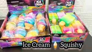 Ice cream Ice Pop Squishy Toy Popsicle Soft Squeeze Slow Rebound Stress Relief Toys Mainan Aiskrim Squishy Lembut 冰淇淋捏捏乐