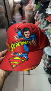 3 - 10 Tahun Topi Superman Anak Laki Laki Bahan Tebal Dan Adem