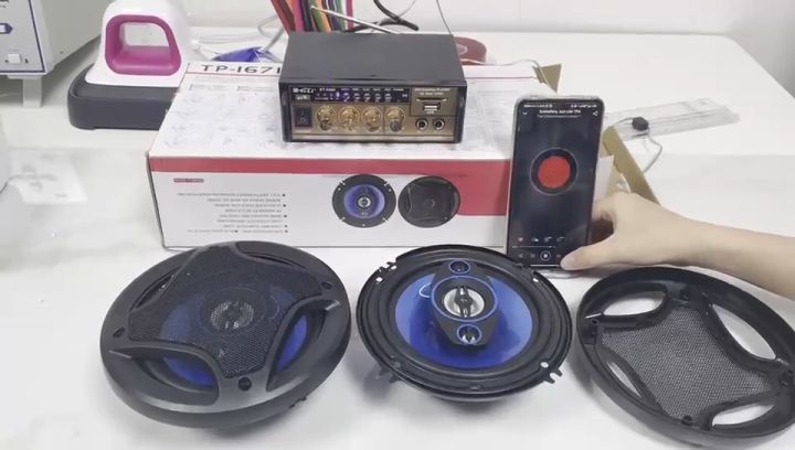 thumbnail image 2 of Installation Solutions 4x6 Dual Cone Car Speakers – 35W RMS, OEM Style Replacement – Pair 2 of 6
