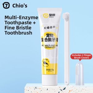 7o | Pet Oral Care Toothpaste Set for Small Dogs and Cats