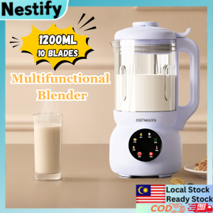 1200ML OSTMARS Automatic Soy Milk Maker with Wall Breaking Multifunctional Mini Soybean Milk Machine Easy Breakfast Appliance