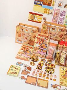 Kapi Bara Cream Gum Goo Card Set Mainan Stiker Anak Stiker Anak Perempuan Hadiah Ulang Tahun