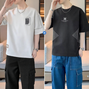 TUCANO | White Short Sleeve Summer Thin Men T-Shirt 2026 New Loose Round Neck