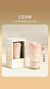 Ly giữ nhiệt họa tiết hoa linh lan GERM GE-23AW-B47