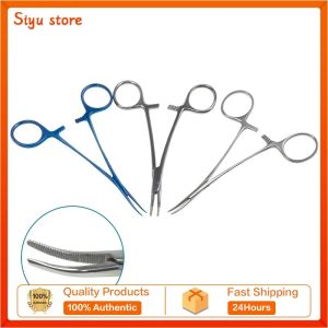 Stainless Steel Hemostatic Forceps Straight Curved Hemostatic Clamp Pliers