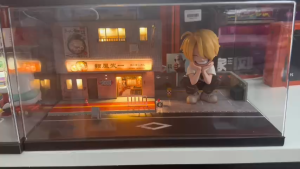 Mô hình Diorama quán ramen Nhật Bản SCJ82029-A trưng bày xe 1:64 chính hãng