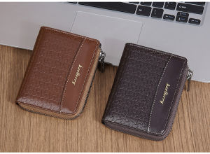 Thin Wallet Mens PU leather Short Wallet RFID bag Coin Pocket Money Summer Thin Wallet Small Coin wallet Business card holder
